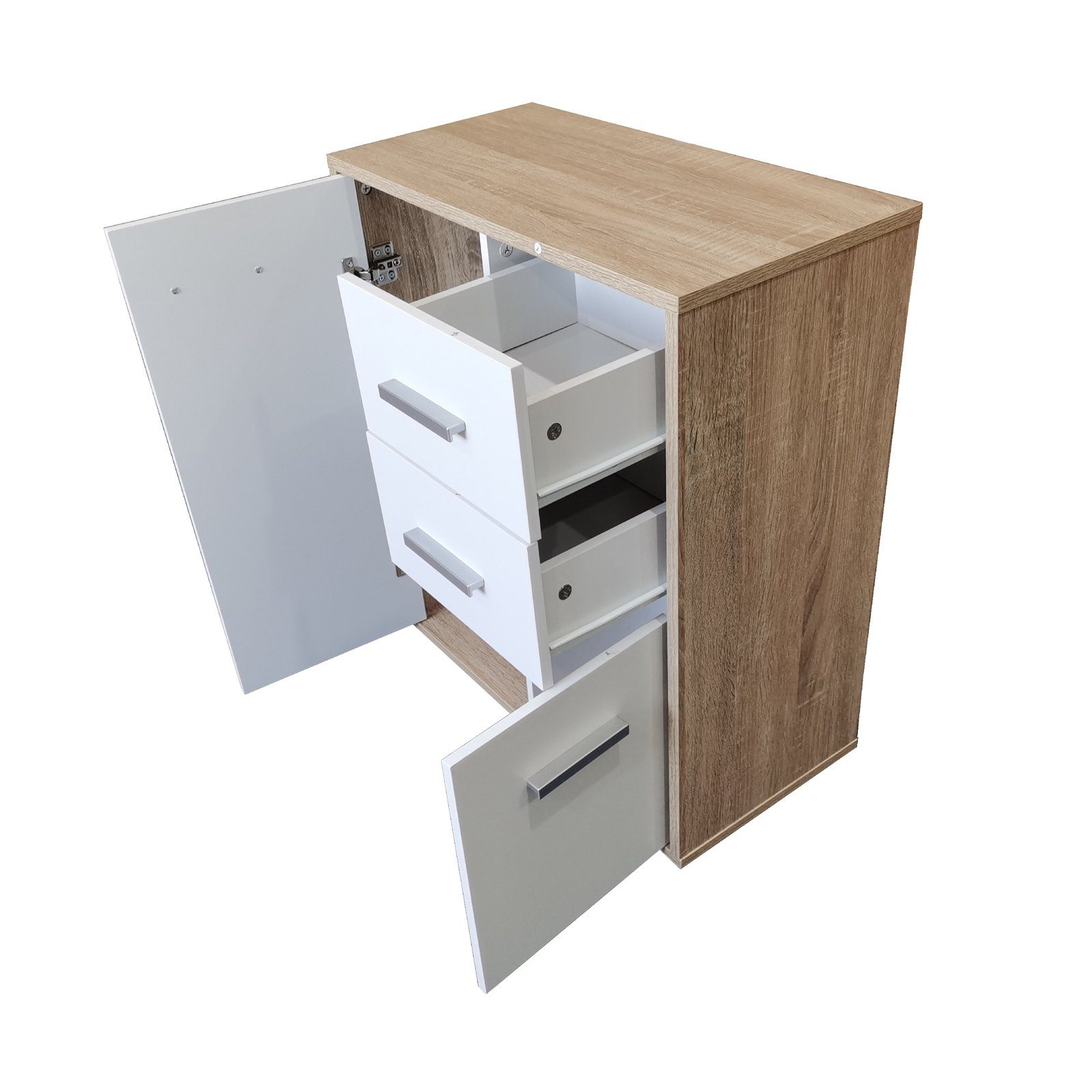 HTI-Line Kommode Kommode Nina mit zwei Schubladen (Stück, 1 St), Anrichte Sideboard Schrank