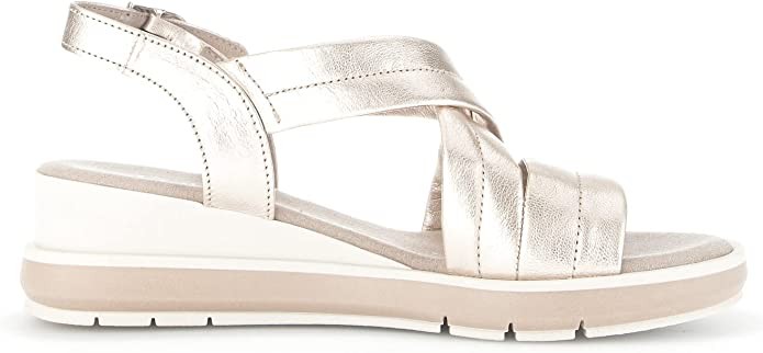 GABOR Keilsandalen beige Comfort Keilsandaletten