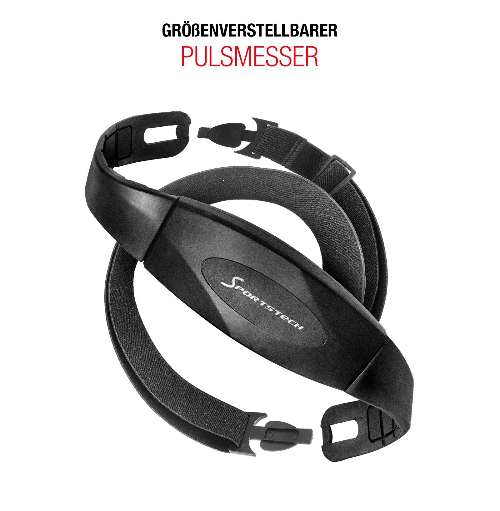 Sportstech Brustgurt PG, Pulsgurt Herzfrequenz Pulsmesser mit