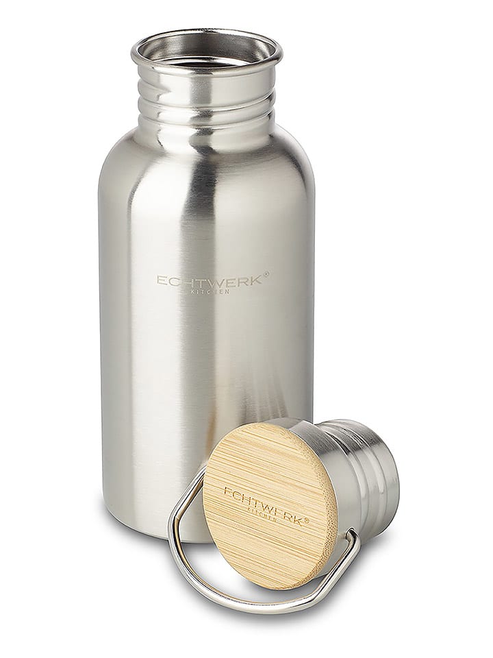 Echtwerk Trinkflasche in Silber - 500 ml günstig kaufen onesize