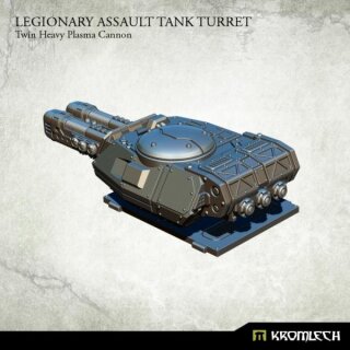 Legionary Assault Tank Turret: Twin Heavy  Plasma Cannon (1)