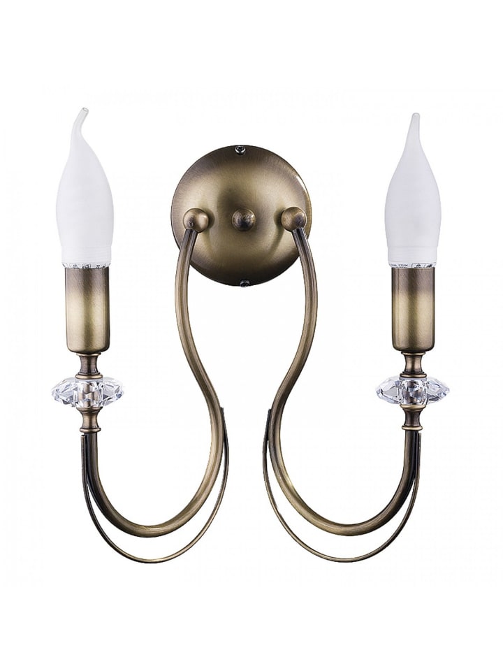 Licht-Erlebnisse Wandlampe in Messing günstig kaufen onesize