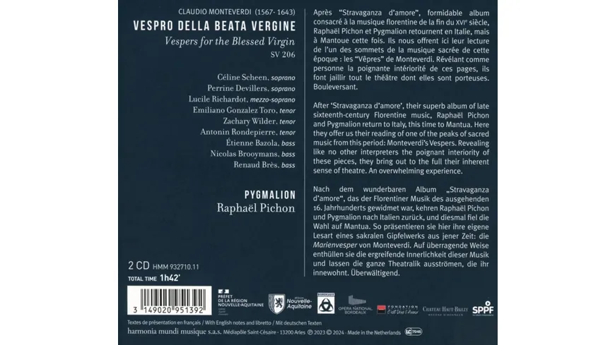 Vespro della Beata Vergine (Marienvesper)
