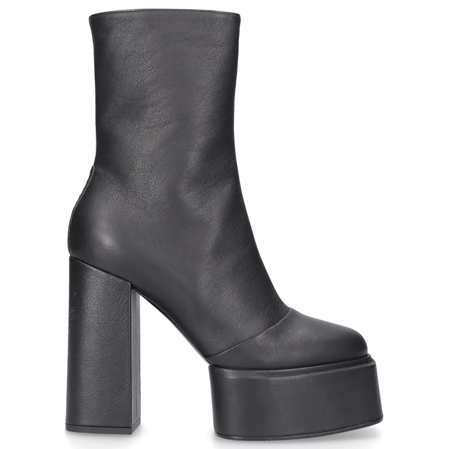 3 JUIN - Stiefeletten 323W70 Kalbsleder - schwarz