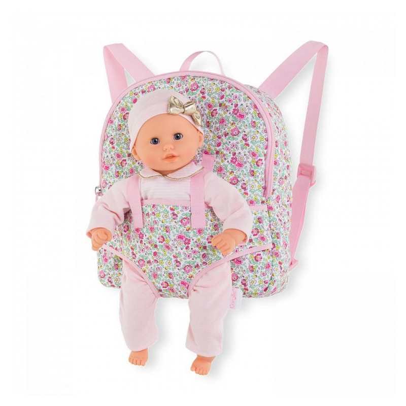 Sac à dos et porte-bébé pour poupon 30cm