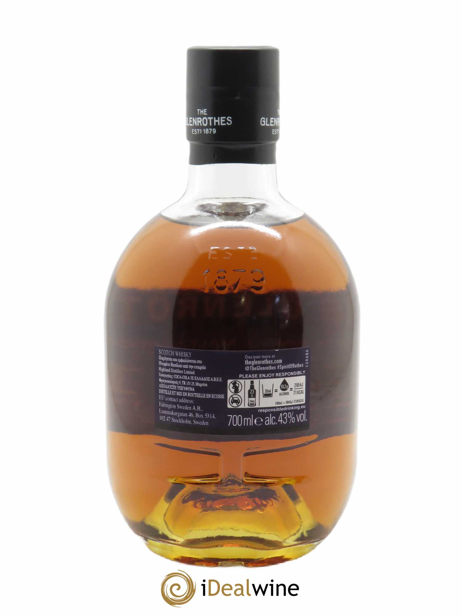 Whisky Glenrothes 18 years (70cl)  - Lot de 1 Bouteille