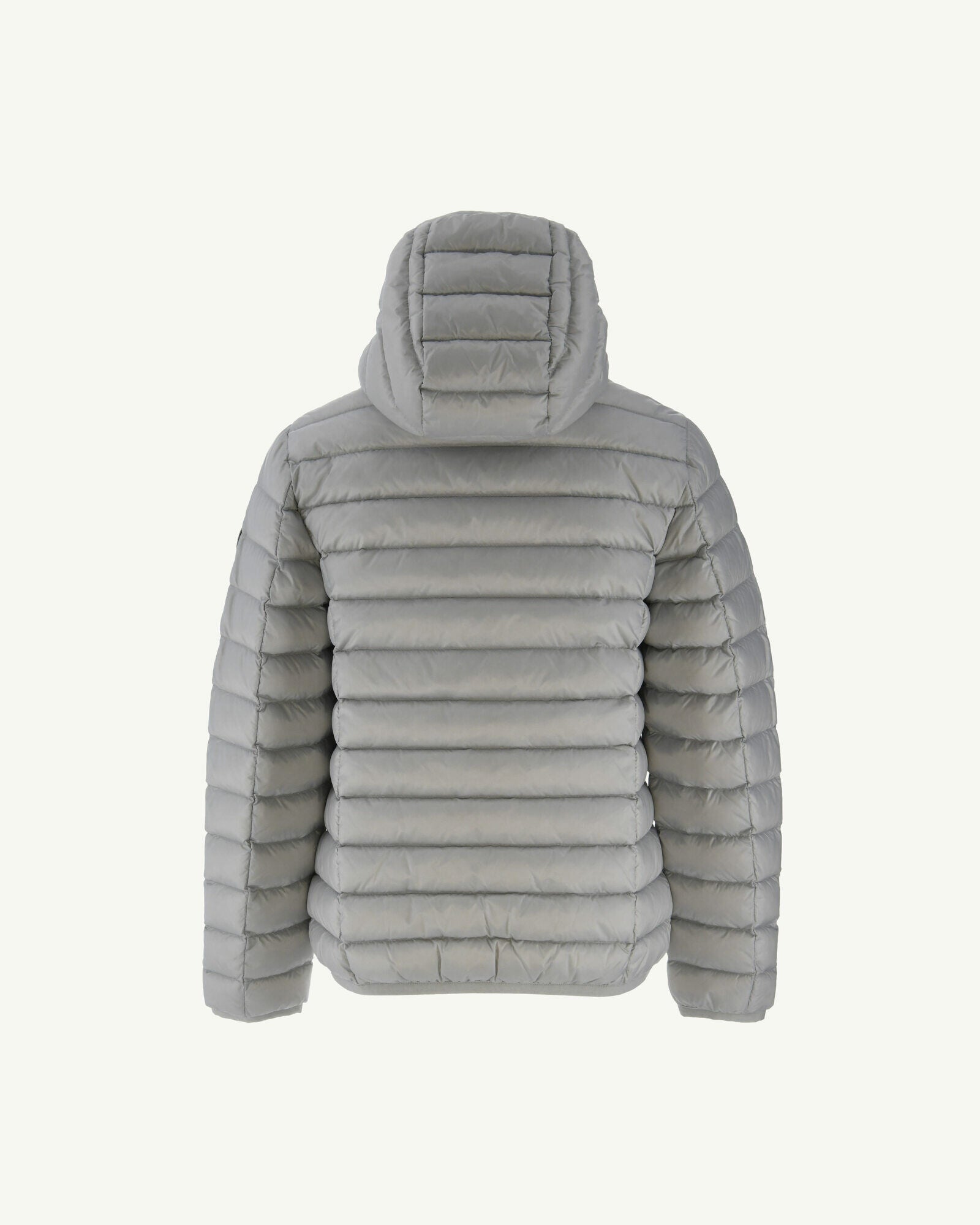 Doudoune légère à capuche enfant Gris clair Hugo