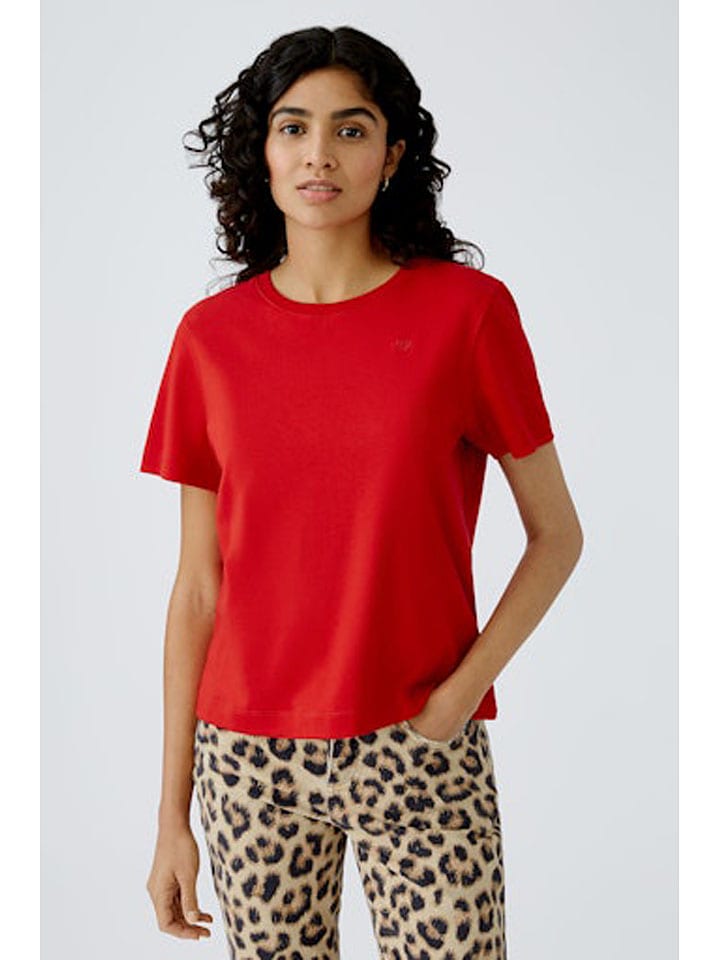 Oui Shirt in Rot günstig kaufen