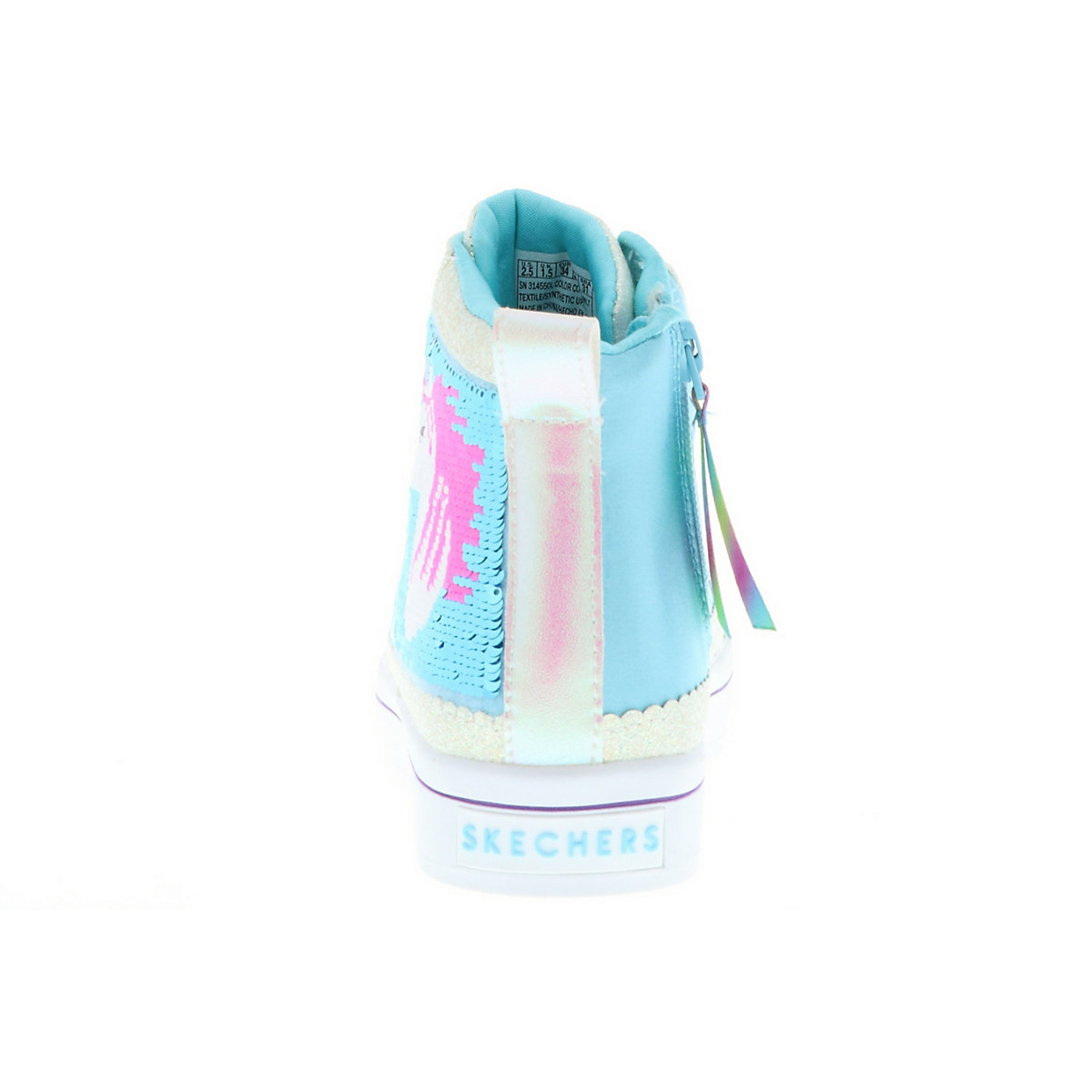 314550L/WMLT Twi-Lites 2.0-Unicorn Surprise Kinder Mädchen Sneaker Halbschuhe türkis/weiß/mehrfarbig/glitzer