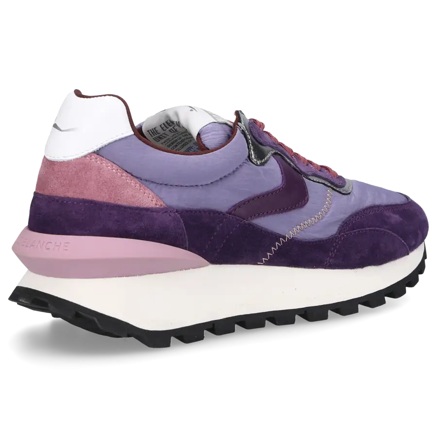 VOILE BLANCHE - Sneaker low QWARK Veloursleder - lila