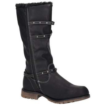 Barbarella Langschaftstiefel in schwarz