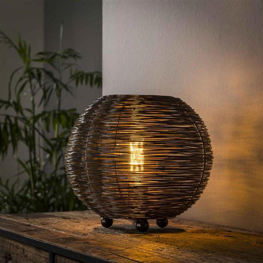 famlights Tischleuchte, Tischleuchte Annabella in Nickel E27 300mm, keine Angabe, Leuchtmittel enthalten: Nein, warmweiss, Tischleuchte, Nachttischlampe, Tischlampe