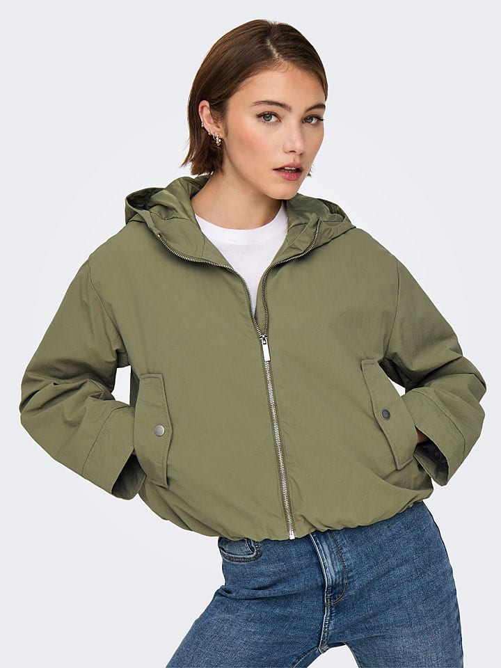 ONLY Übergangsjacke in Khaki günstig kaufen