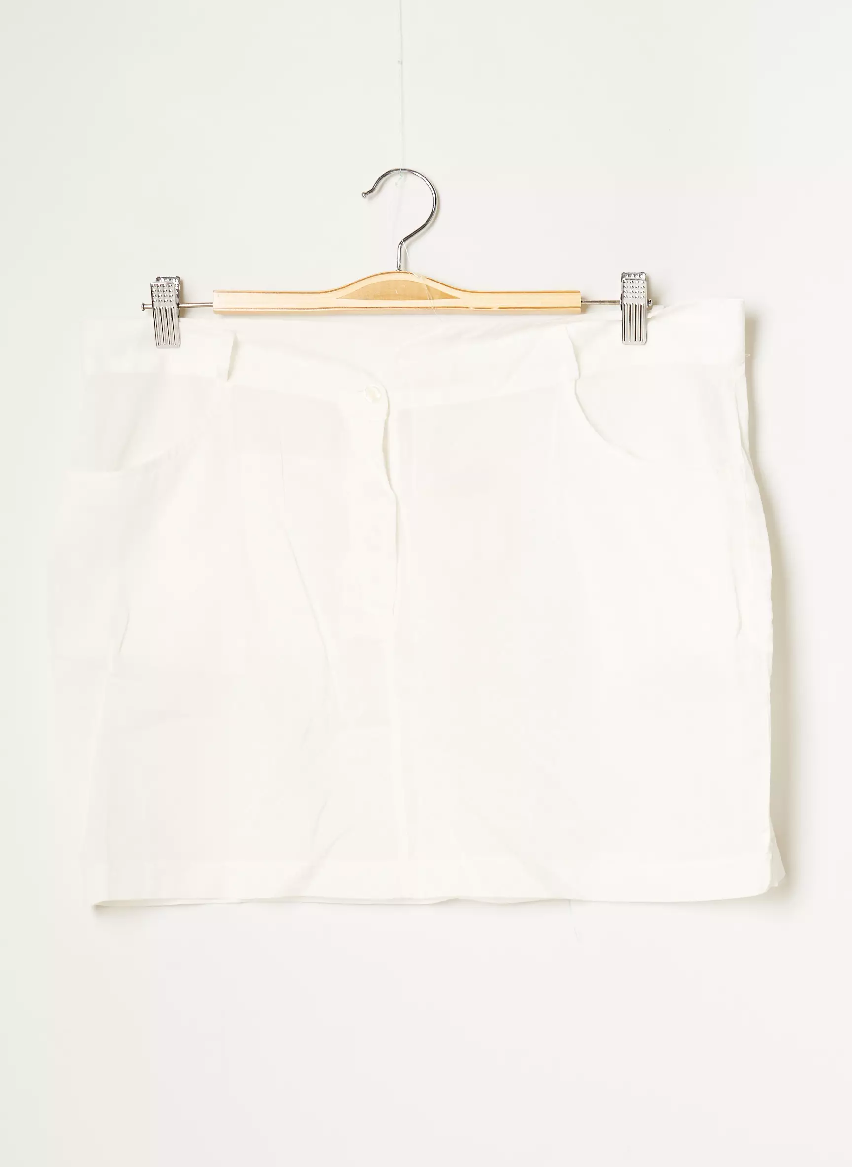 American Vintage Jupes Courtes Femme couleur blanc