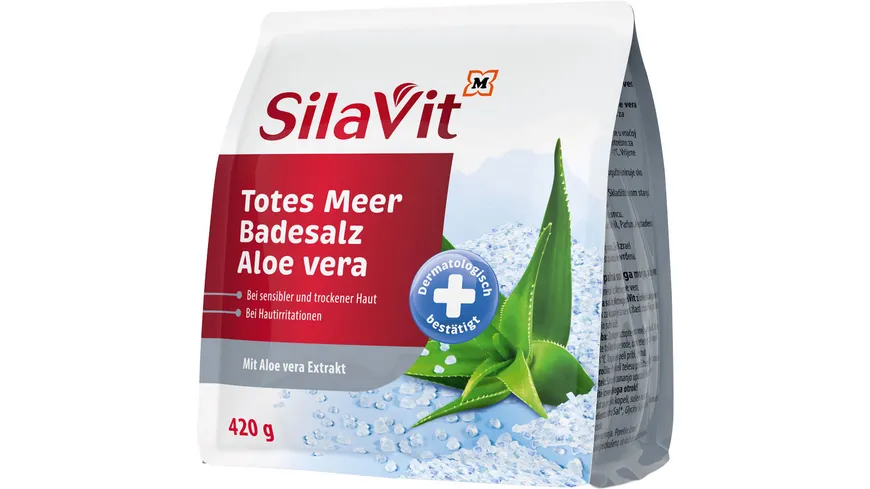 SilaVit Badesalz Totes Meer Aloe Vera 420 g