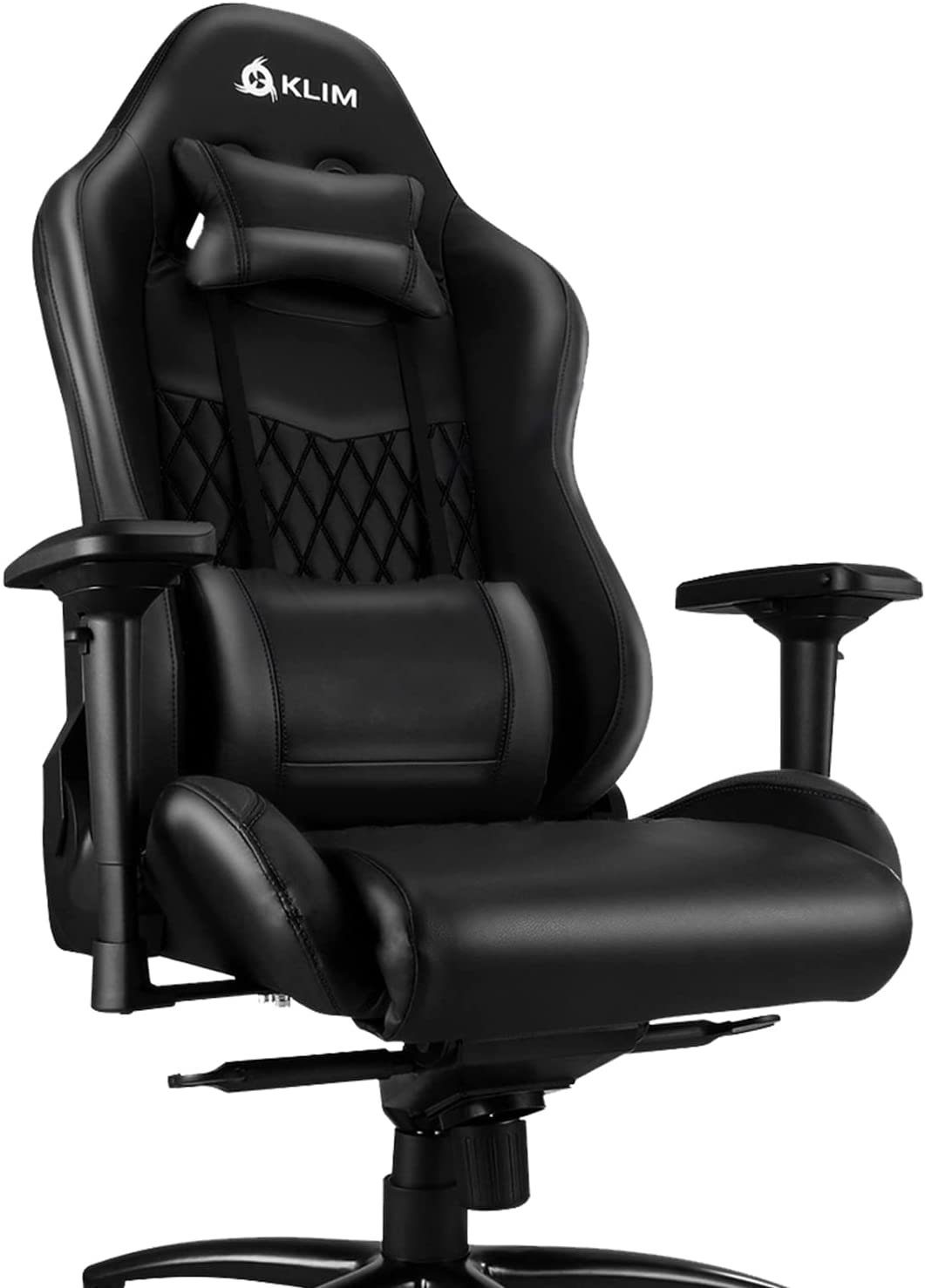 KLIM Gaming Chair Esports Stuhl, Ergonomischer Gaming Stuhl, Hochwertige Qualität, Stylischer Stuhl fürs Arbeitszimmer