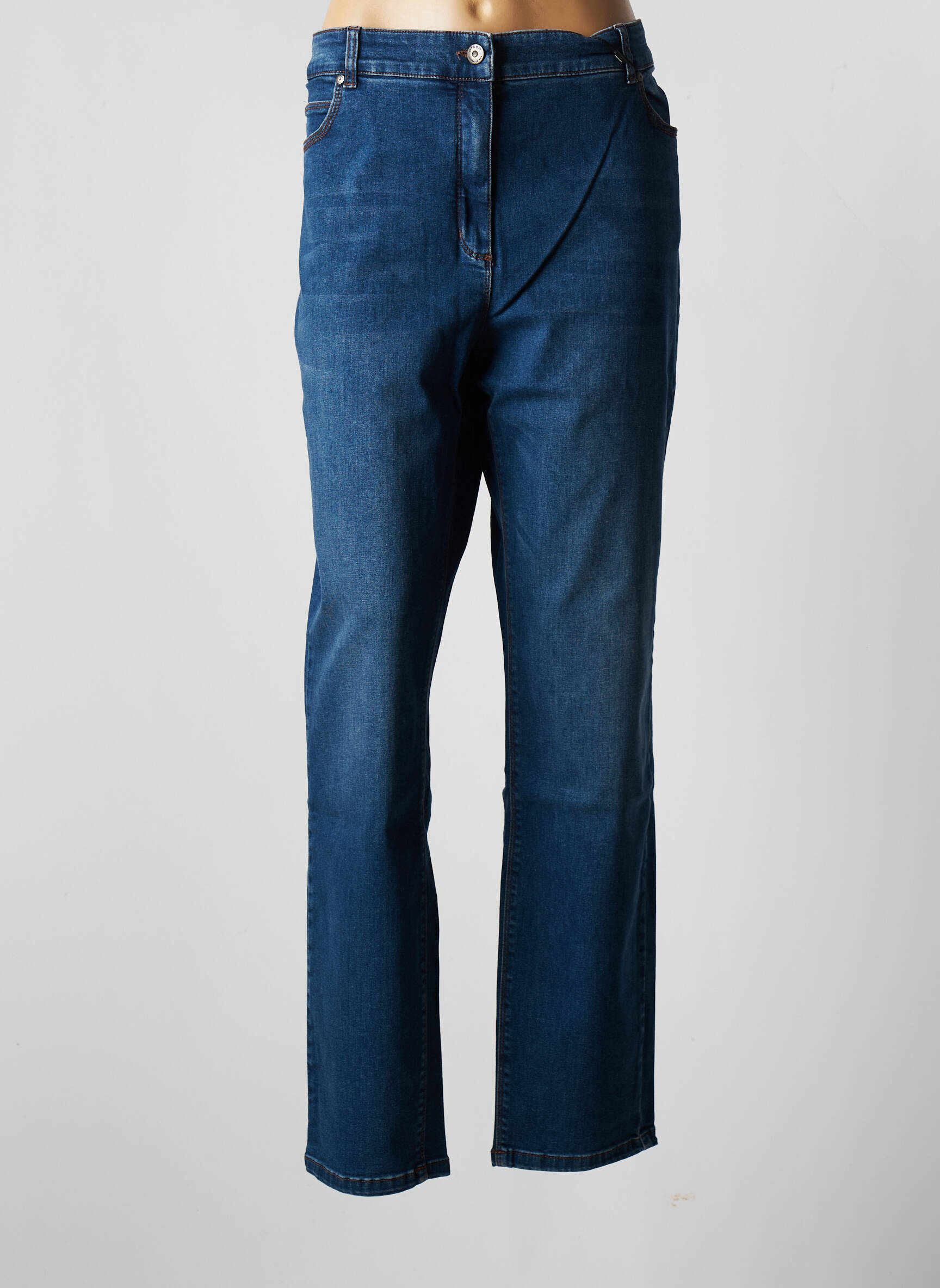Olsen Jeans Coupe Droite Femme couleur bleu