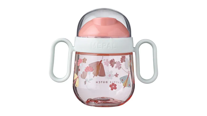 MEPAL Mio Antitropf-Trinklernbecher 0,2l Flowers & Butterflies