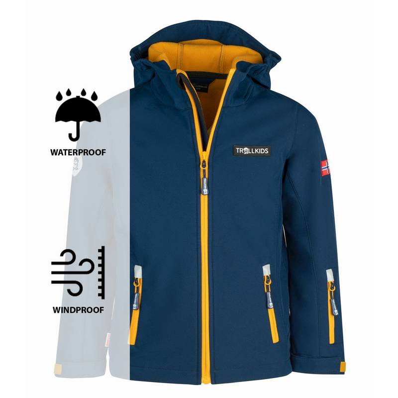 Trollkids Oslofjord Softshelljacke Kinder