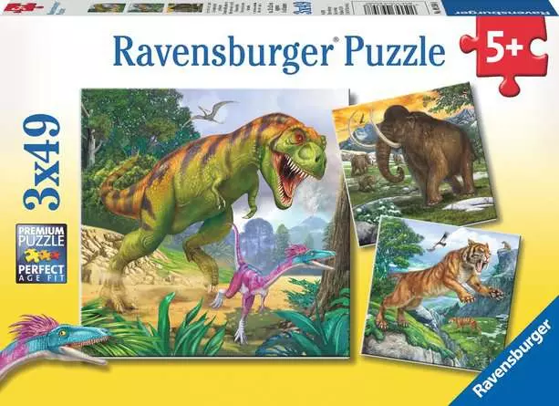 Kinderpuzzle ab 5 Jahren - Herrscher der Urzeit - 49 Teile