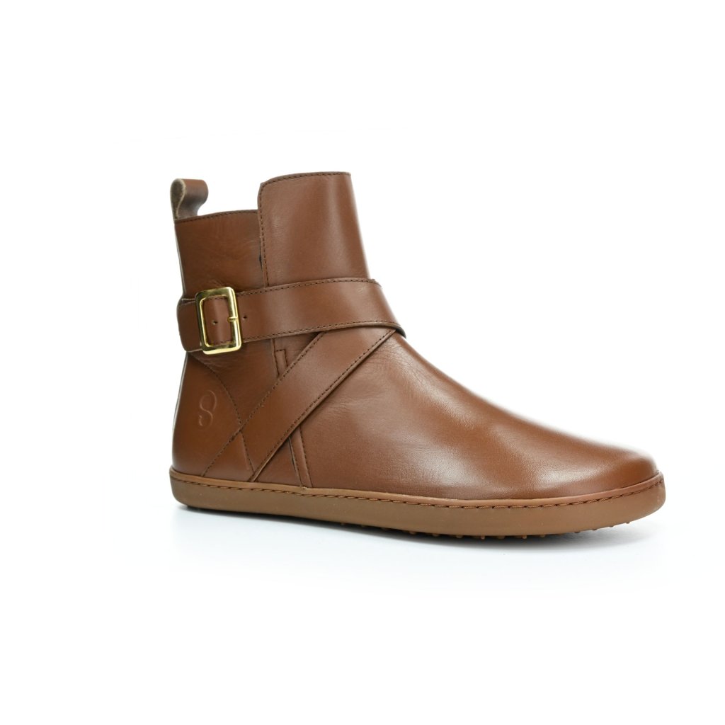 Shapen Divine Brown Barfußstiefeletten