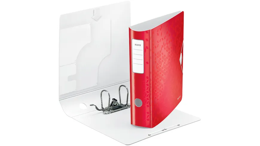LEITZ Qualitäts-Ordner Active WOW A4 Polyfoam breit rot rot