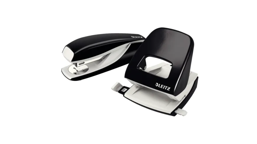 LEITZ NeXXt Bürolocher 5008, 30 Blatt, schwarz schwarz