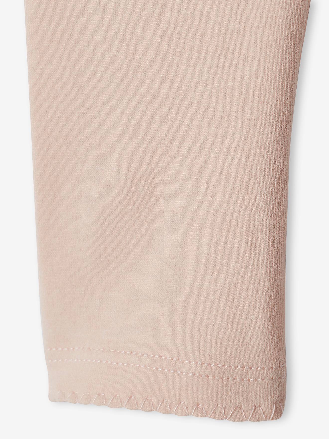 Lot de 2 leggings basic bébé BASICS rose pâle
