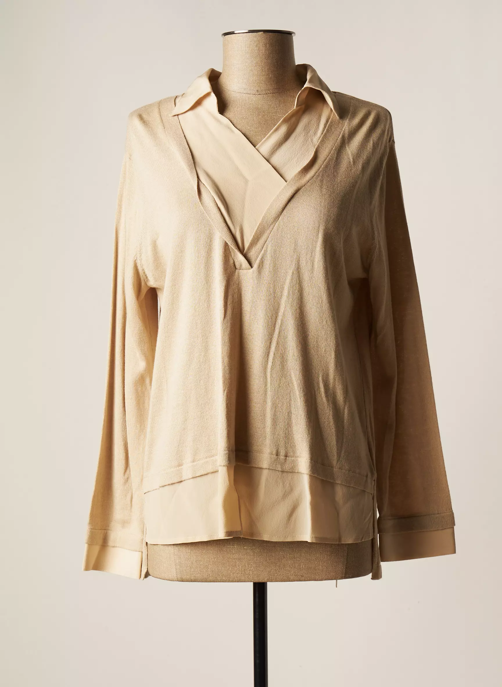 Estheme Tops Femme couleur beige
