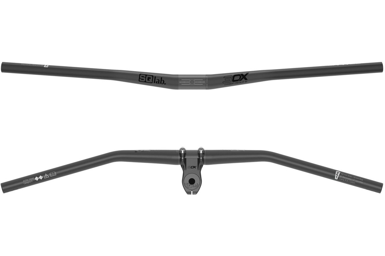SQlab Lenker 3OX Carbon, 780 mm/16u00b0/31,8 mm