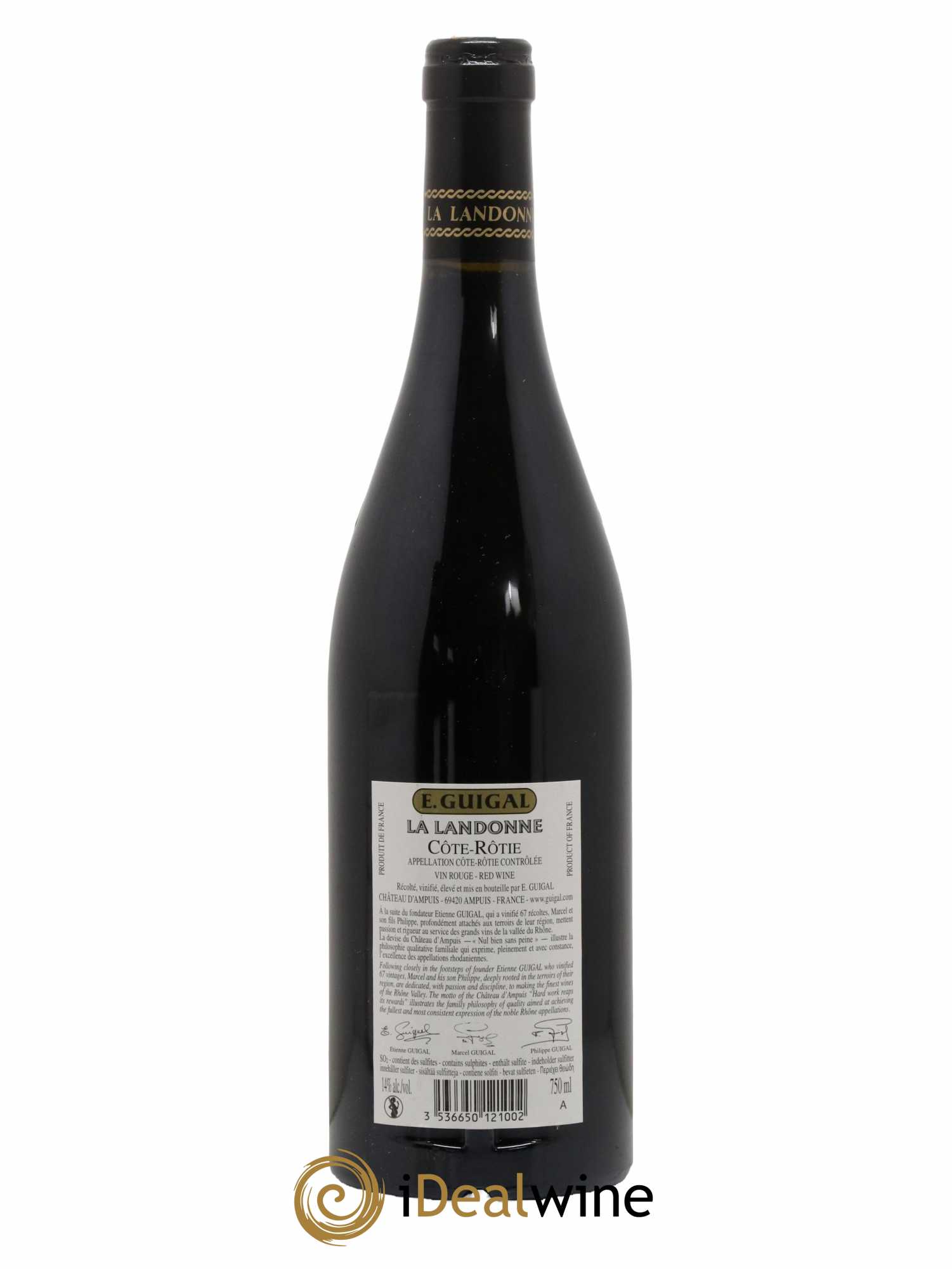Côte-Rôtie La Landonne Guigal  2015 - Lot de 1 Bouteille