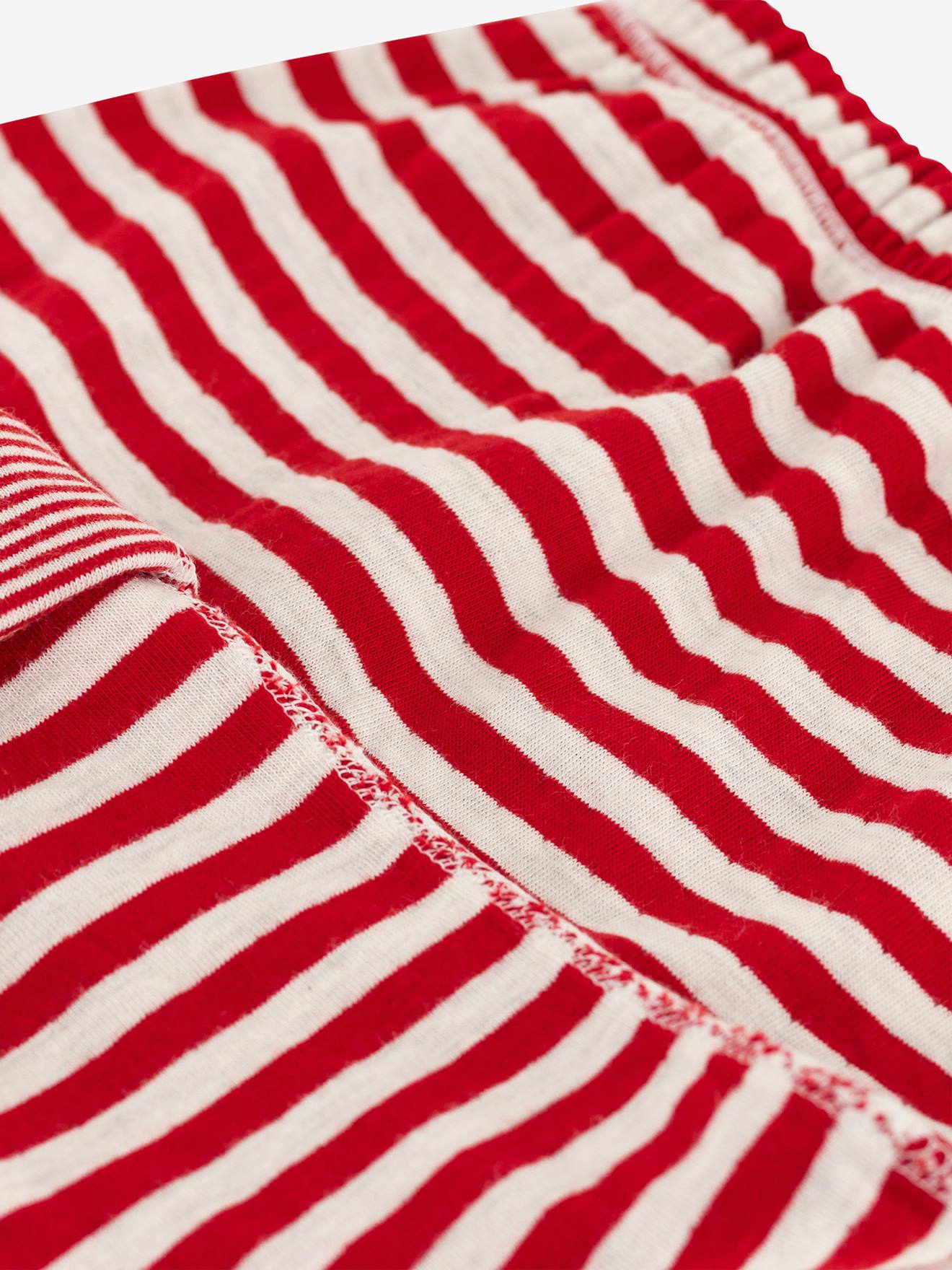 Petit Bateau Wattierte Baby Ringelhose PETIT BATEAU - rot