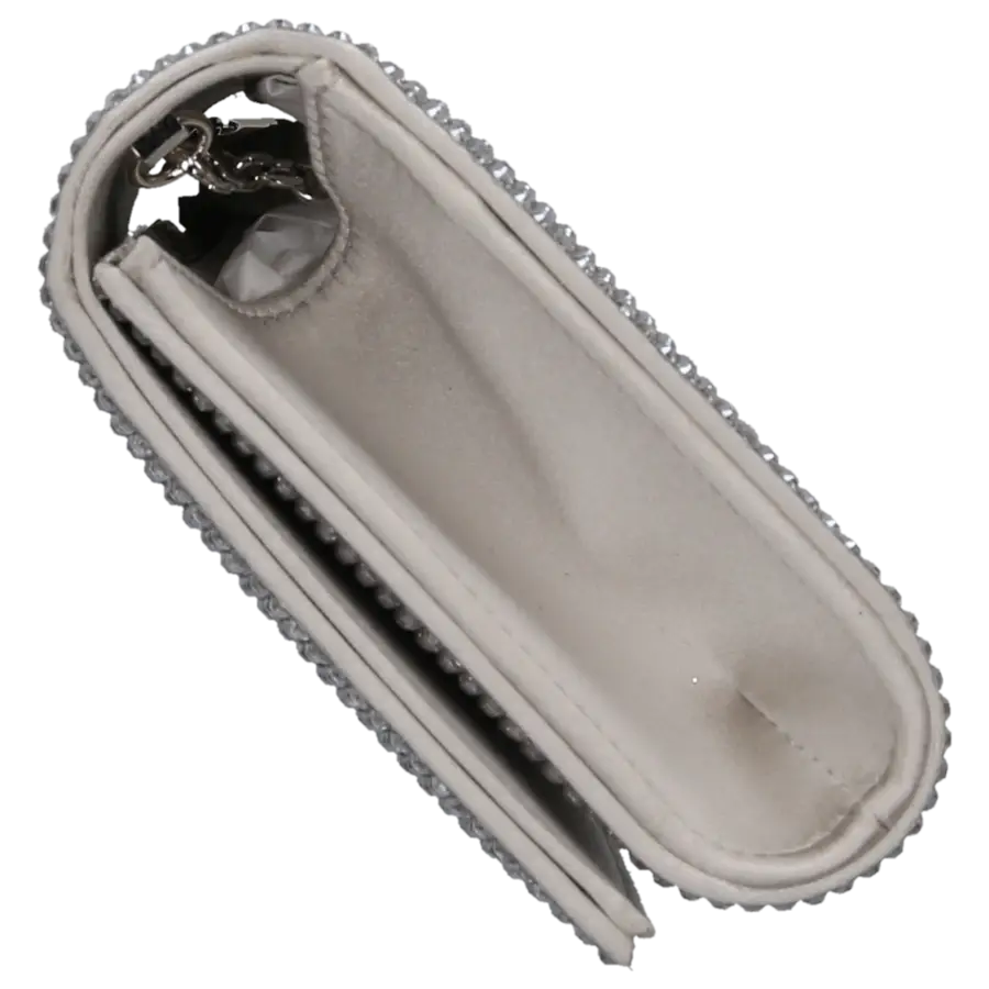 Rene Caovilla - Clutch AIDA Strass - grau