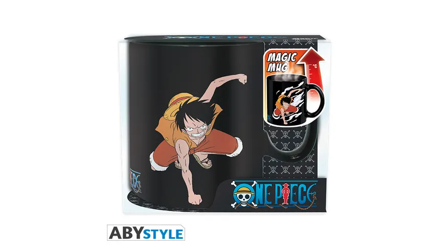 One Piece Luffy & Ace Thermoeffektasse