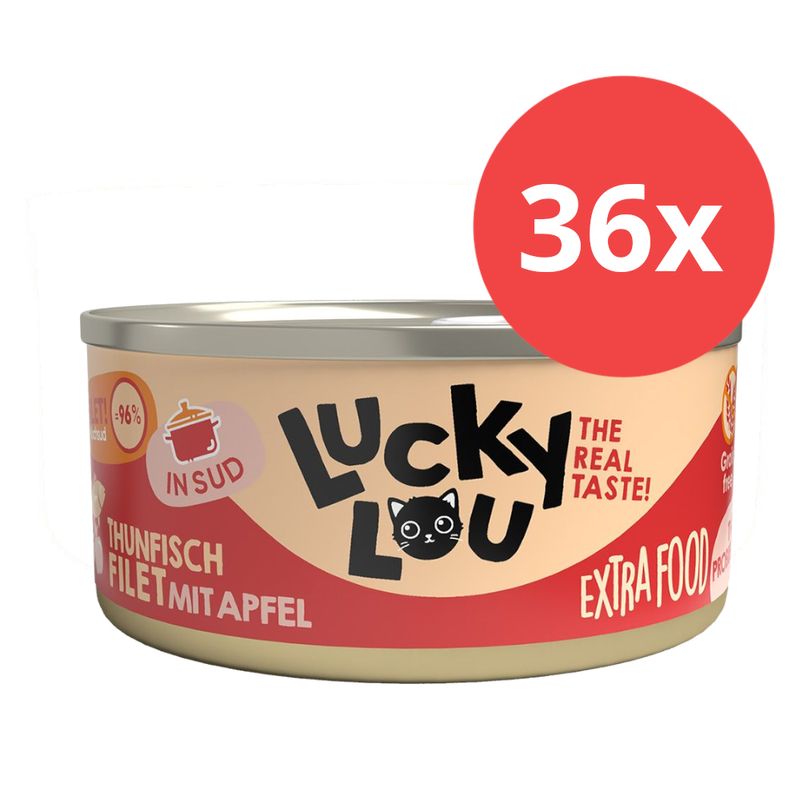 Sparpaket Lucky Lou Extrafood Filet in Brühe 36 x 70 g | bitiba %