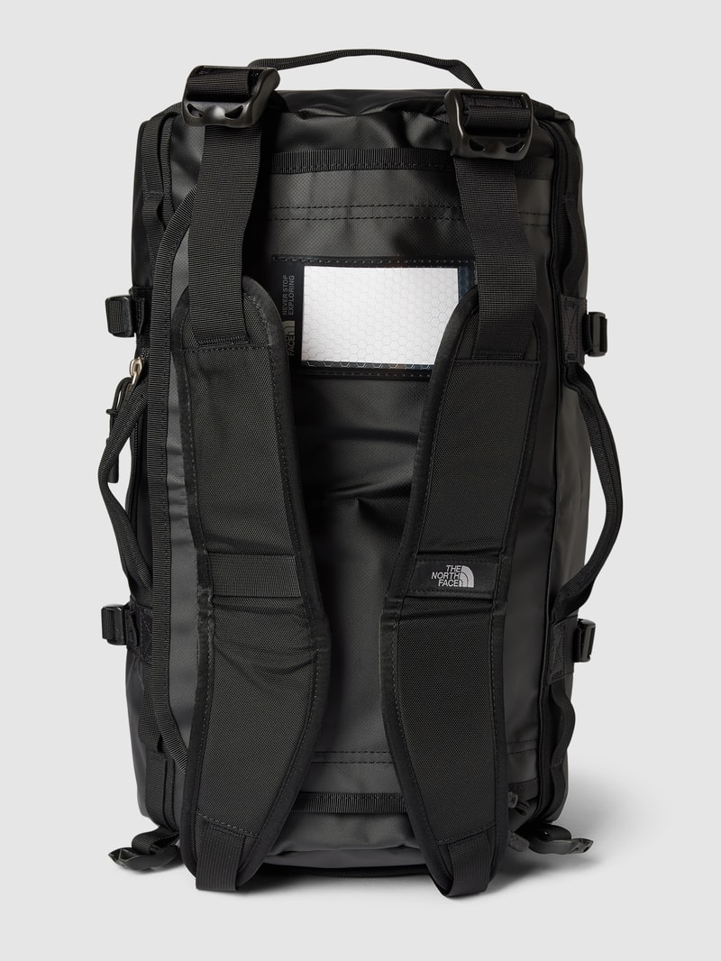 Sporttasche mit Label-Print Modell 'BASE CAMP DUFFEL XS' in schwarz