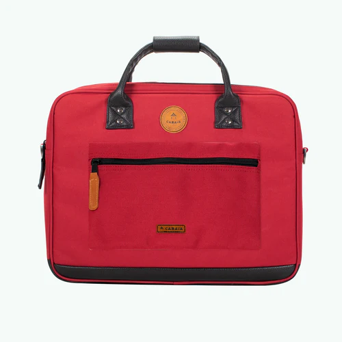Shanghai Berlin Laptop Bag, Raspberry Red