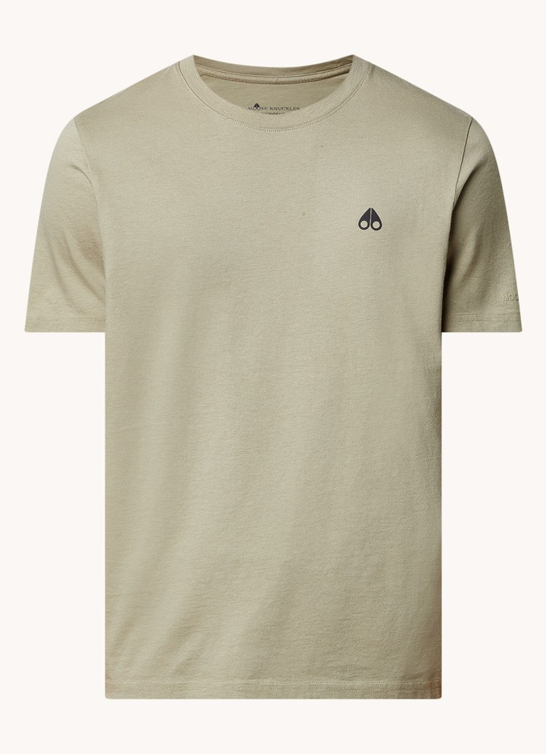 Tricou cu logo-ul satelitului Moose Knuckles