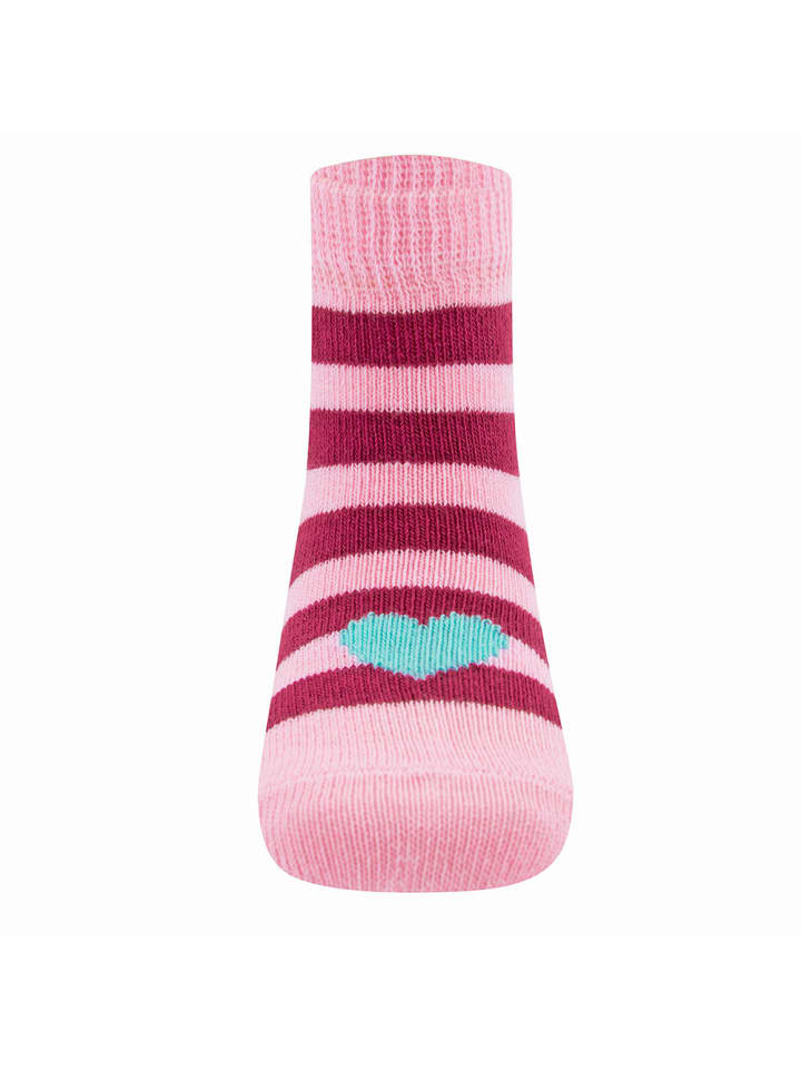 ewers 3er-Set Socken 3er Pack gemustert in pink günstig kaufen