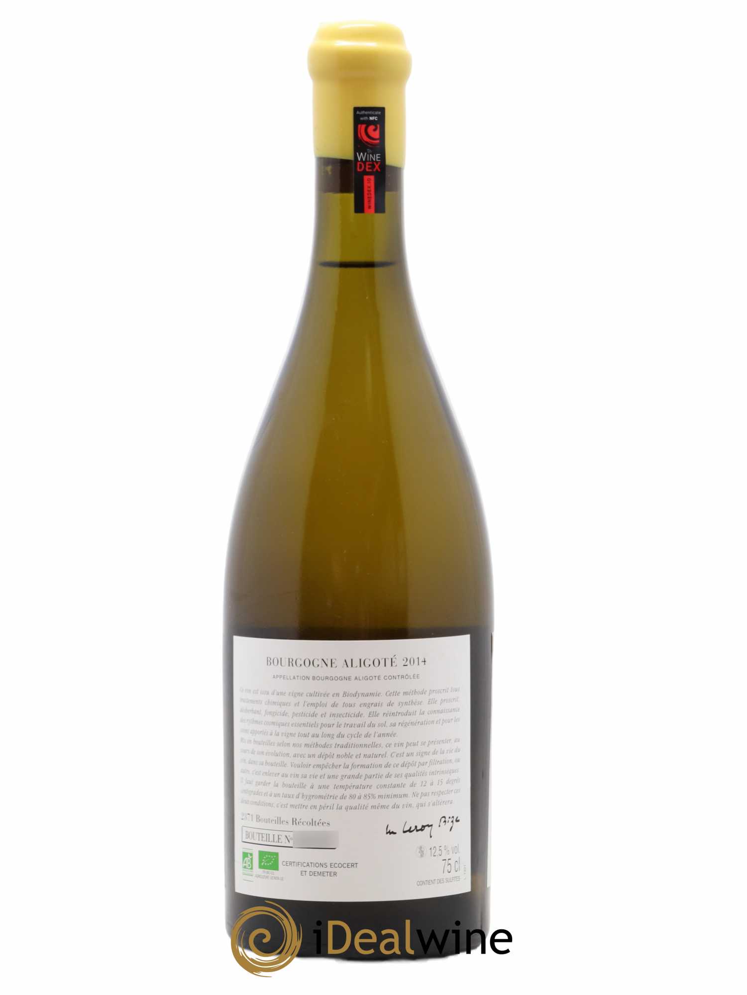 Bourgogne Aligoté Sous Chatelet d'Auvenay (Domaine)  2014 - Lot de 1 Bouteille