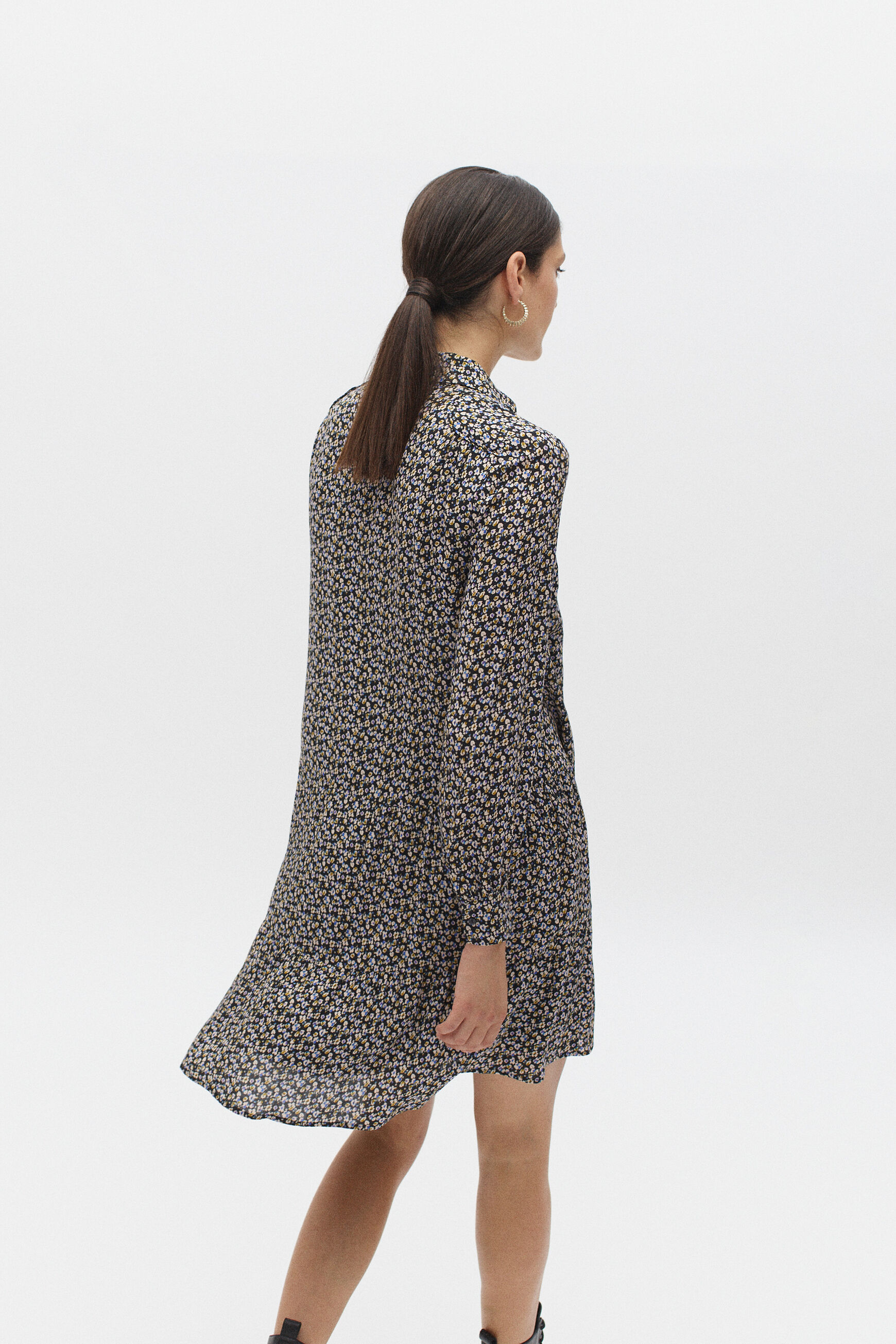 robe romy noir femme