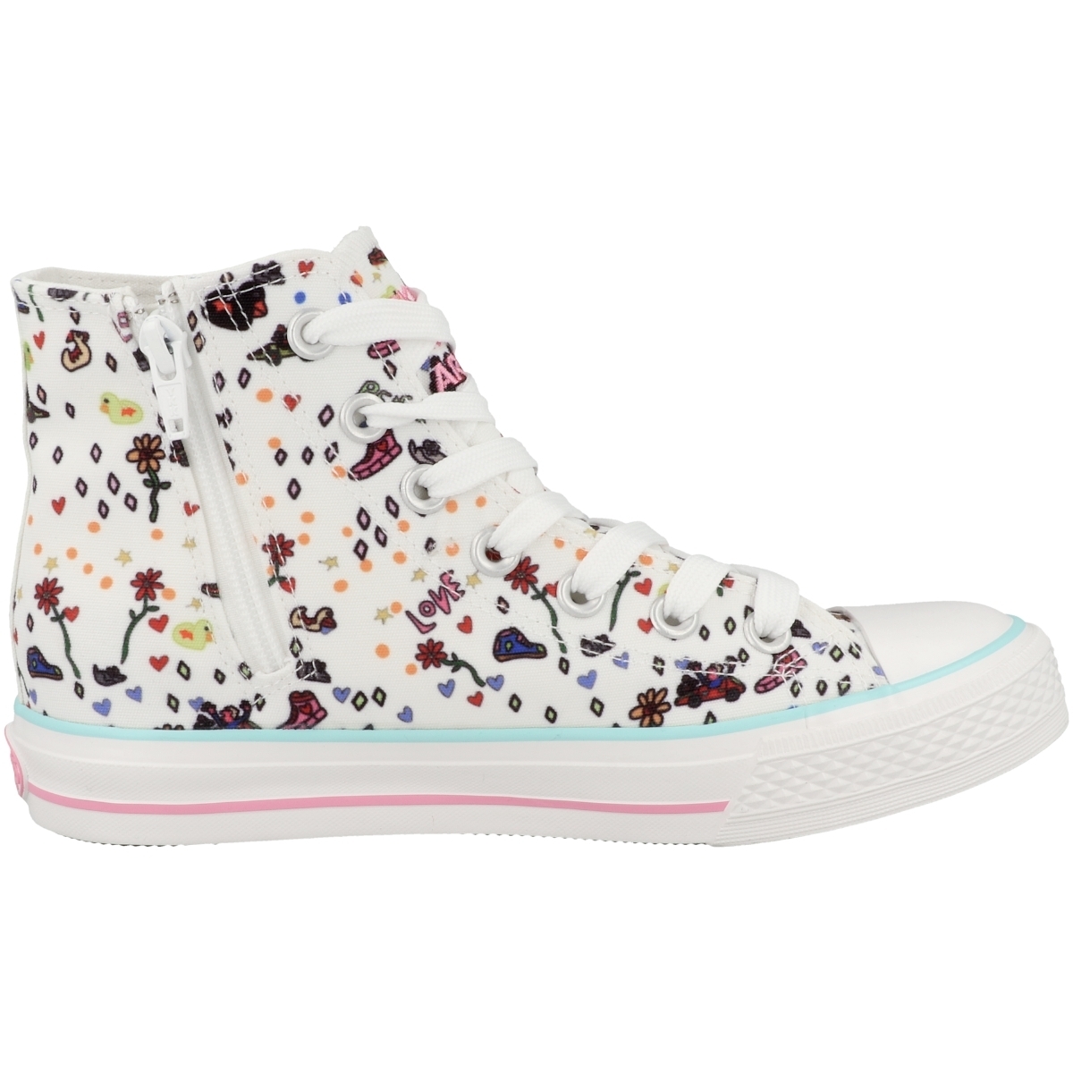 Dockers by Gerli 36UR211 X Art Limited Edition Sneaker mid weiss