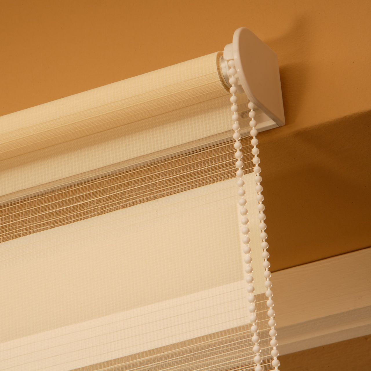 Bella Casa DUO-Rollo Doppelrollo, apricot, 160 x 60 cm