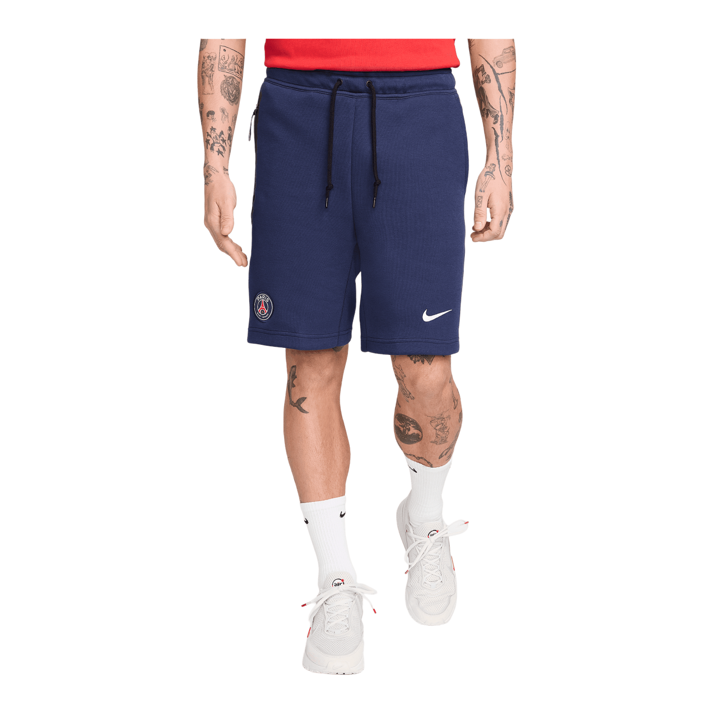 Nike Paris St. Germain Tech Fleece Short Blau F410