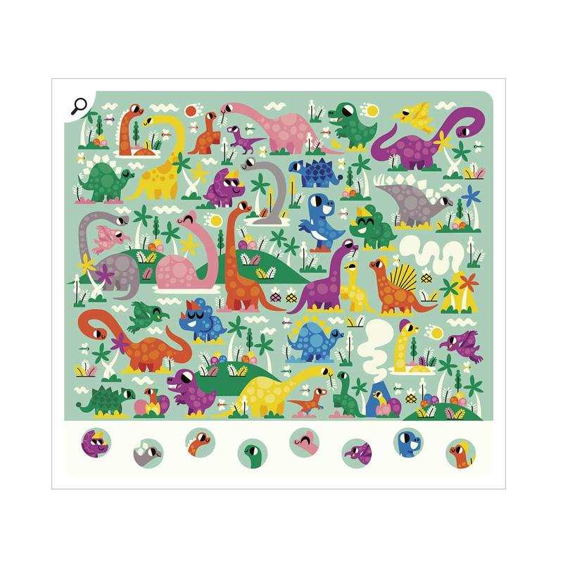 Pochette 20 p'tits jeux, dinosaures - Auzou