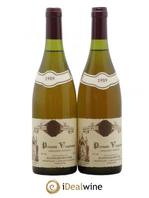 Pernand-Vergelesses Domaine Jeanniard Boudier 1989 - Lot de 2 Bouteilles