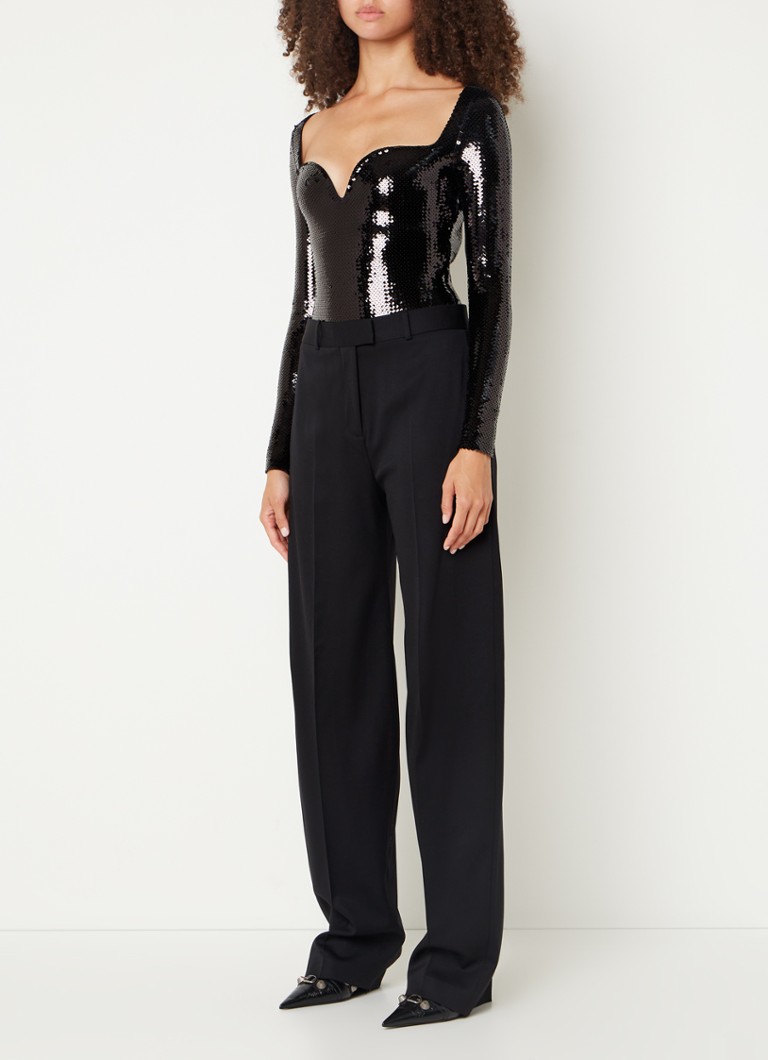 Body cu paiete Balenciaga