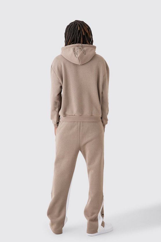 Oversized Boxy Man Dash Paint Splatter Gusset Tracksuit