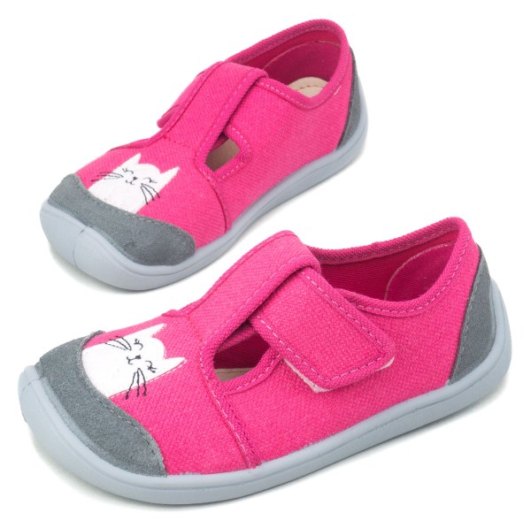 bar3foot Elf ~ Nevada Slipper ~ Katze Pink