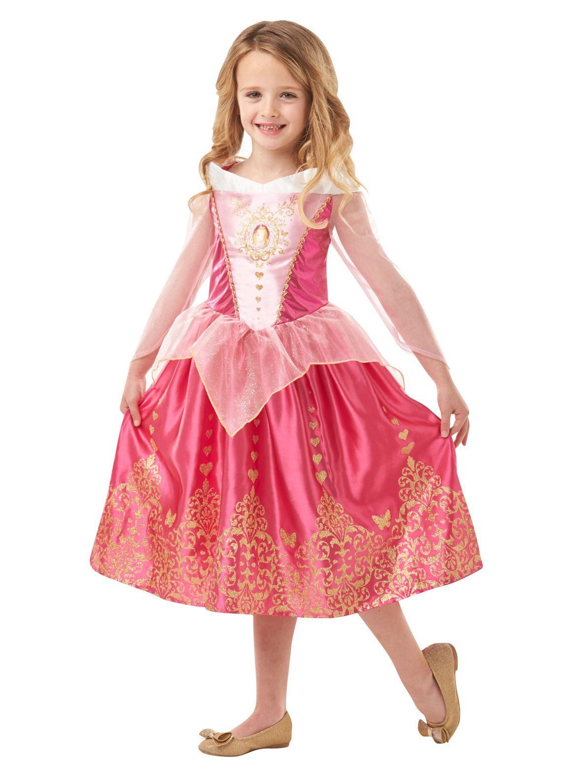 Rubie´s Kostüm  Prinzessin Dornröschen Glitzer Kinderkostüm, Werde zur  Princess mit jeder Menge Glitter!
